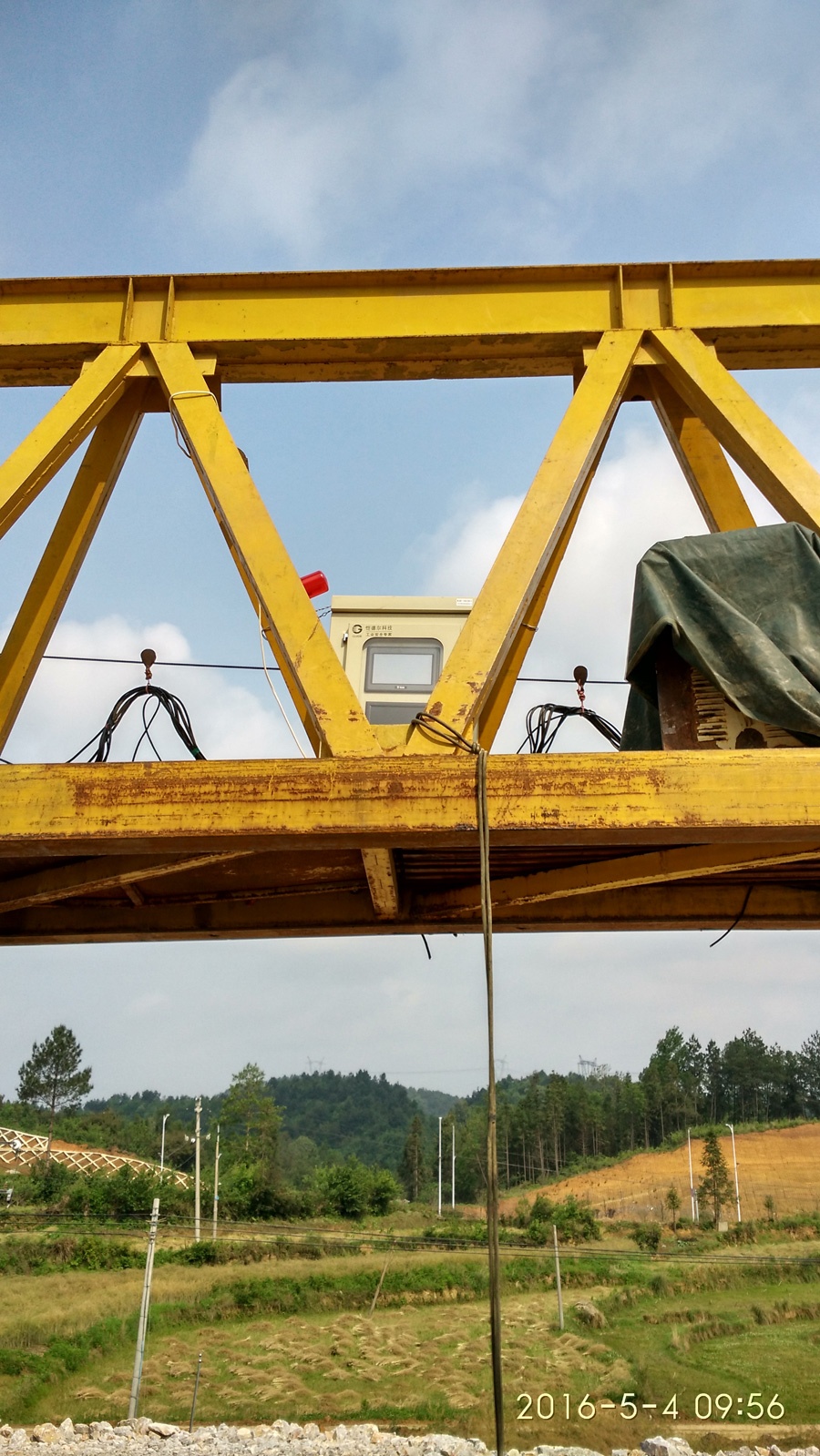 架橋機安全監控管理系統現場安裝案例